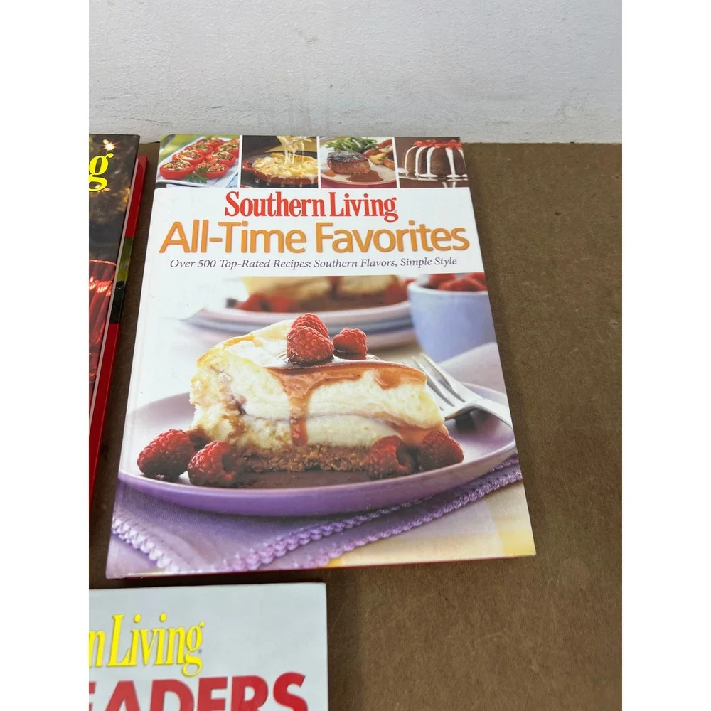 10 Southern Living Hardcover Cookbook Lot Annual Recipes Christmas All-Time Favs